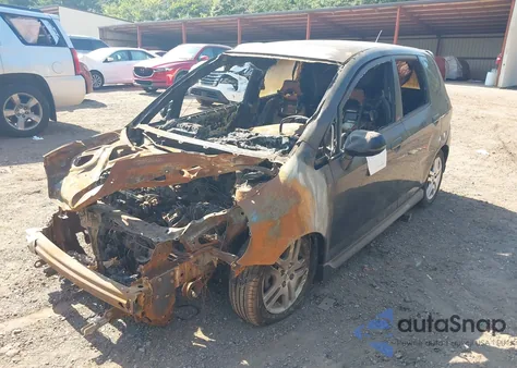 2007 Honda Fit Sport из США, поврежденный, VIN JHMGD37697S007377